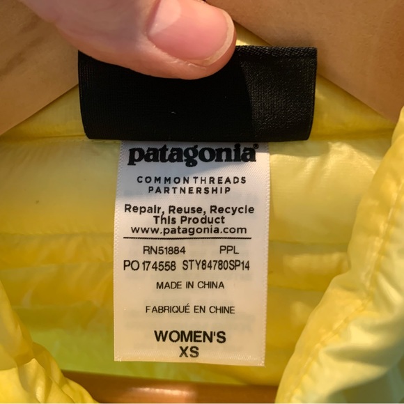 Patagonia // Yellow Ultralight Down Vest - XS - Picture 9 of 11